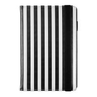 Planner A5 dzienny w pasy czarno-biały na gumkę Print Stripes PLR-25PR. Wydawca: I-DROPS. SmakLiter.pl Opakowanie Planner A5 dzienny w pasy czarno-biały na gumkę Print Stripes PLR-25PR