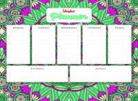 Opakowanie Planner magnetyczny z mozaiką diamentową Mandala