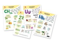 Plansze edukacyjne zasady ortografii A4. Wydawca: All4Kids. SmakLiter.pl Opakowanie Plansze edukacyjne zasady ortografii A4