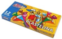 Plastelina 12 kolorów. Wydawca: Alfa Pastello. SmakLiter.pl Opakowanie Plastelina 12 kolorów