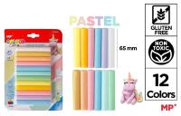 Opakowanie Plastelina 12 kolorów pastel