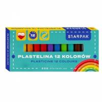 Opakowanie Plastelina 12 kolorów School