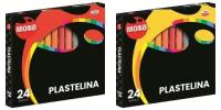 Opakowanie Plastelina 24 kolory MONA