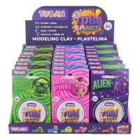Plastelina 50g display (24szt). Wydawca: Tuban. SmakLiter.pl Opakowanie Plastelina 50g display (24szt)