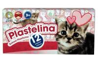 Opakowanie Plastelina szkolna Kotki 12 kolorów ASTRA