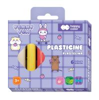Plastelina Yummy Yum Kapibara 6 kolorów Happy Color. Wydawca: HAPPY COLOR. SmakLiter.pl Opakowanie Plastelina Yummy Yum Kapibara 6 kolorów Happy Color