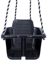 PLASTO Huśtawka dziecięca Czarna ze sznurkami, od 10 m-cy. Wydawca: Tactic. SmakLiter.pl Opakowanie PLASTO Huśtawka dziecięca Czarna ze sznurkami, od 10 m-cy