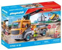 Opakowanie Playmobil Ciężarówka budowlana z dźwigiem 71750