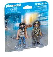 Opakowanie Playmobil DuoPack Jednostka specjalna i bandyta 71505