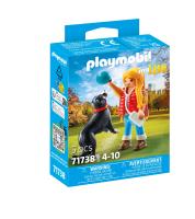 Opakowanie Playmobil Dziewczynka z psem pasterskim 71738