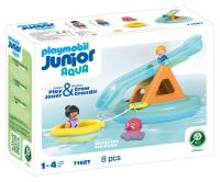 Opakowanie Playmobil JUNIOR AQUA Pływająca wyspa ze zjeżdżalnią 71687