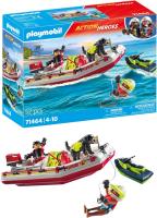 Opakowanie Playmobil Łódz straży pożarnej ze skuterem wodnym 71464