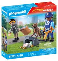 Opakowanie Playmobil Poszukiwania śladów z psem tropiącym 71731