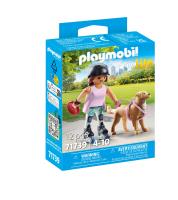 Opakowanie Playmobil Skaterka z retriverem 71739