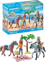 Opakowanie Playmobil Wycieczka konna na plażę z Amelią i Benem 71470