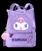 Plecak pluszowy 32 cm Kuromi KU00028. Wydawca: Kids Euroswan. SmakLiter.pl Opakowanie Plecak pluszowy 32 cm Kuromi KU00028