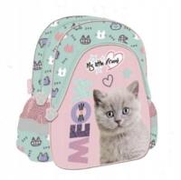 Plecak przedszkolny D1 Fluffy Kitty. Wydawca: ST-MAJEWSKI. SmakLiter.pl Opakowanie Plecak przedszkolny D1 Fluffy Kitty