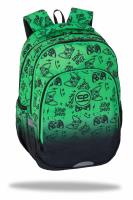 Opakowanie Plecak szkolny Coolpack Prime Pro Game Over Gradient Green