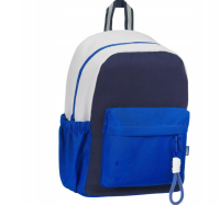 Plecak szkolny Funky niebiesko-granatowy OXFORD. Wydawca: Oxford. SmakLiter.pl Opakowanie Plecak szkolny Funky niebiesko-granatowy OXFORD