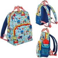 Plecak Tęczowe Na budowie. Wydawca: Floss & Rock. SmakLiter.pl Opakowanie Plecak Tęczowe Na budowie