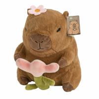 Pluszowa kapibara z kwiatem 27cm. Wydawca: Dalprint. SmakLiter.pl Opakowanie Pluszowa kapibara z kwiatem 27cm