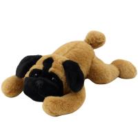 Opakowanie Pluszowa maskotka pies mops leżący brązowy 40 cm