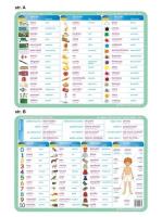 Podkładka edu. 066 - ilustrowany słowniczek pol-uk. Wydawca: Visual System. SmakLiter.pl Opakowanie Podkładka edu. 066 - ilustrowany słowniczek pol-uk