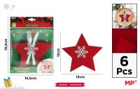 Opakowanie Podkładka na sztućce świąteczna - gwiazdka