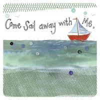 Podkładka pod kubek C137 Żegluj ze mną. Wydawca: Alex Clark. SmakLiter.pl Opakowanie Podkładka pod kubek C137 Żegluj ze mną