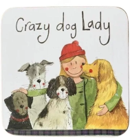 Opakowanie Podkładka pod kubek C154 Crazy Dog Lady Psiara