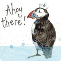 Podkładka pod kubek C214 Ahoj maskonur. Wydawca: Alex Clark. SmakLiter.pl Opakowanie Podkładka pod kubek C214 Ahoj maskonur