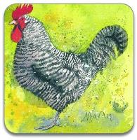 Podkładka pod kubek C82 Kura Marans. Wydawca: Alex Clark. SmakLiter.pl Opakowanie Podkładka pod kubek C82 Kura Marans