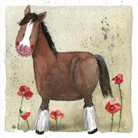 Podkładka pod kubek Koń Dolly. Wydawca: Alex Clark. SmakLiter.pl Opakowanie Podkładka pod kubek Koń Dolly