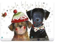 Opakowanie Podkładka pod talerz Świąteczne psy La la Święta