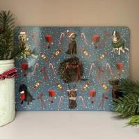 Opakowanie Podkładka pod talerz Świąteczne psy Święta