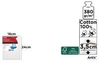 Podobrazie 18x24x3,5cm 380G/m2. Wydawca: Artix. SmakLiter.pl Opakowanie Podobrazie 18x24x3,5cm 380G/m2