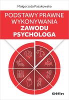 Okładka książki Podstawy prawne wykonywania zawodu psychologa