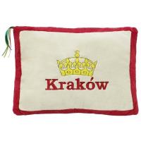 Poduszka Kraków czerwona 34x24cm. Wydawca: Beppe. SmakLiter.pl Opakowanie Poduszka Kraków czerwona 34x24cm