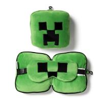 Poduszka podróżna z maską na oczy Minecraft Creeper CUSH306. Wydawca: PUCKATOR EUROPEAN DISTRIBUTION CENTRE. SmakLiter.pl Opakowanie Poduszka podróżna z maską na oczy Minecraft Creeper CUSH306