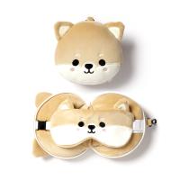 Poduszka podróżna z maską na oczy Pies Shiba CUSH230. Wydawca: PUCKATOR EUROPEAN DISTRIBUTION CENTRE. SmakLiter.pl Opakowanie Poduszka podróżna z maską na oczy Pies Shiba CUSH230
