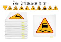 Opakowanie Poduszki Znaki Drogowe 3cm 10szt