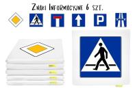 Opakowanie Poduszki Znaki Drogowe 3cm 6szt