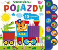 Pojazdy. Sensoksiążka. Autor: Natalia Kawałko - Dzikowska. SmakLiter.pl Okładka książki Pojazdy. Sensoksiążka