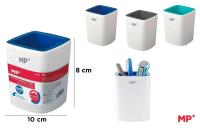 Pojemnik na długopisy dwukolorowy MIX. Wydawca: Cervantes. SmakLiter.pl Opakowanie Pojemnik na długopisy dwukolorowy MIX