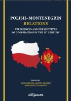 Okładka książki Polish-Montenegrin relations