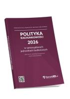 Okładka książki Polityka rachunkowości 2026 w samorządowych jednostkach budżetowych