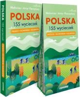 Okładka książki Polska. 155 wycieczek. Pieszo, rowerem, kajakiem