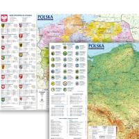 Okładka książki Polska mapa ogólnogeo. i admi. 1:1400000 listwa B2