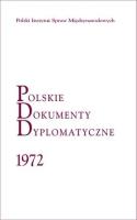 Okładka książki Polskie Dokumenty Dyplomatyczne 1972