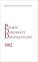 Okładka książki Polskie Dokumenty Dyplomatyczne 1982